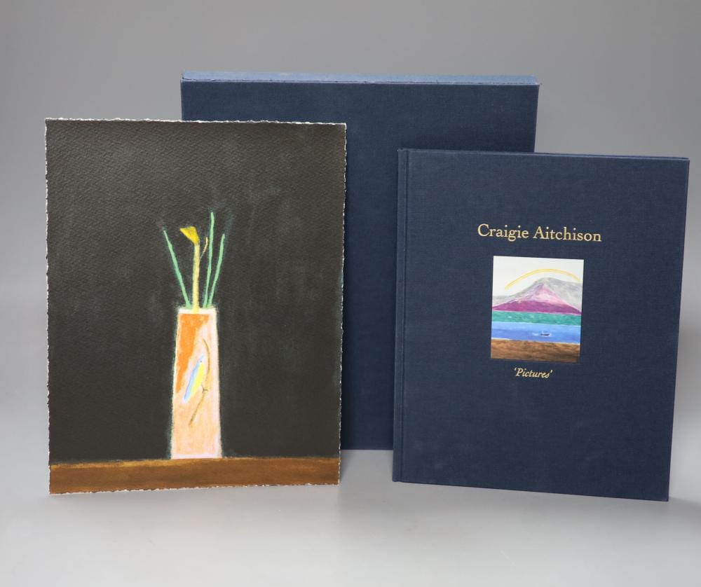 Craigie Ronald John Aitchison comparable auction result: craigie ronald john aitchison 1926 2009 still life with bird vase screenprint in colours 28 x 21 5 cm
