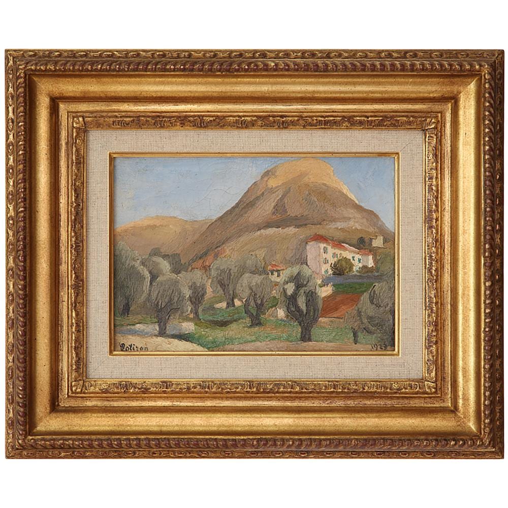 Robert Lotiron comparable auction result: robert lotiron 1886 1966 paysage la montagne 1923 huile sur toile sign e en bas gauche dat e 1923 en bas droite