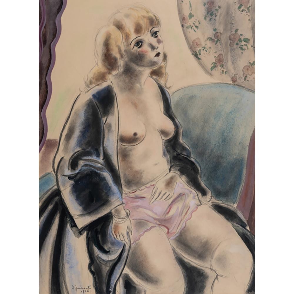 andr dignimont 1891 1965 le peignoir violet 1927 technique mixte sur papier sign e et dat e 1927 en bas gauche titr · Tajan · 2021-07-07 André Dignimont comparable auction result: andr dignimont 1891 1965 le peignoir violet 1927 technique mixte sur papier sign e et dat e 1927 en bas gauche titr