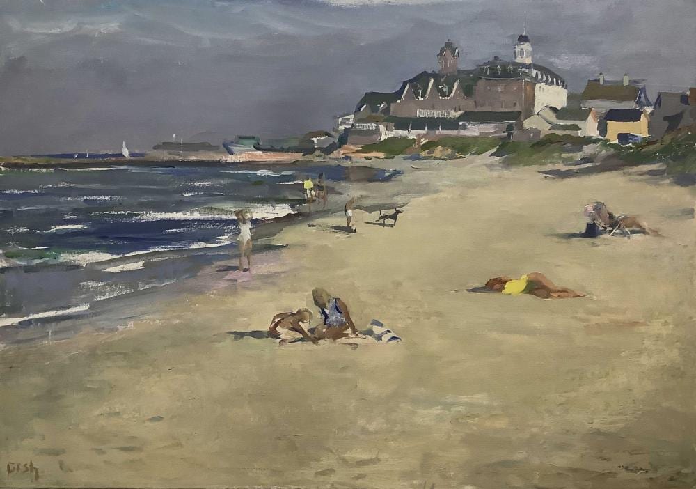 Delbert Gish comparable auction result: delbert gish b 1936 oil on canvas