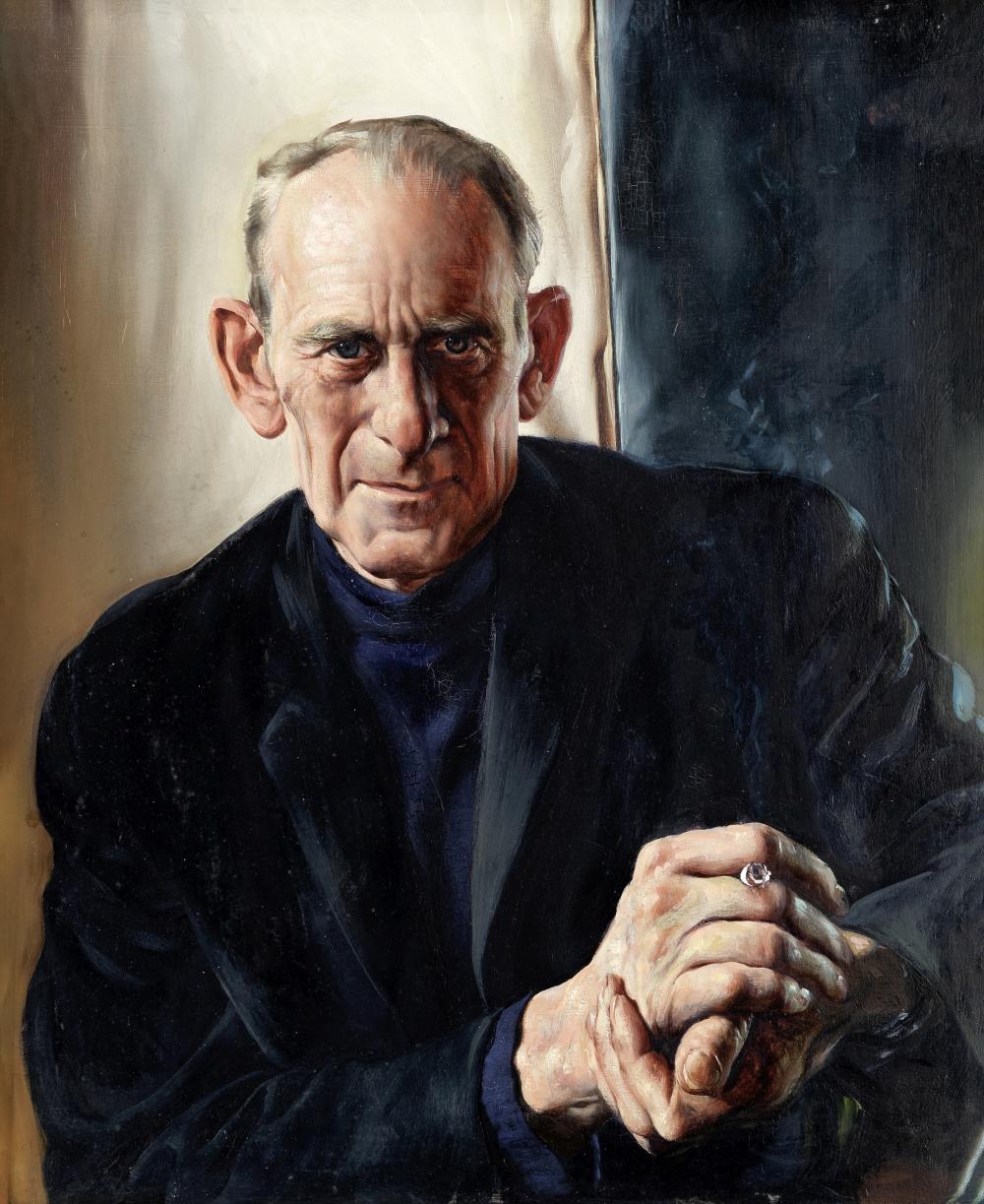 Fritz Aigner comparable auction result: fritz aigner austrian 1930 2005 portrait of herbert f rieser 1902 1978