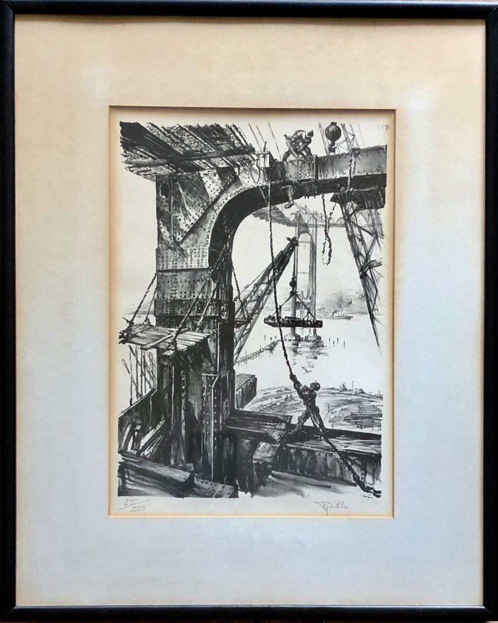 Lili Réthi comparable auction result: lili rethi 1894 1969 the great bridge 1964
