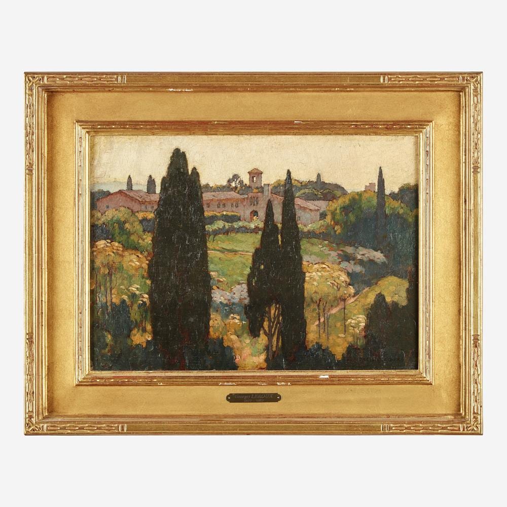 Georges Leroux comparable auction result: georges paul leroux french 1877 1957 a pair of landscapes