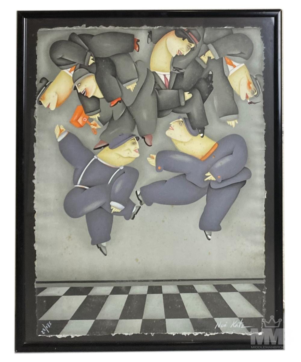 Noe Katz comparable auction result: noe katz mexican b 1953 still life lithograph