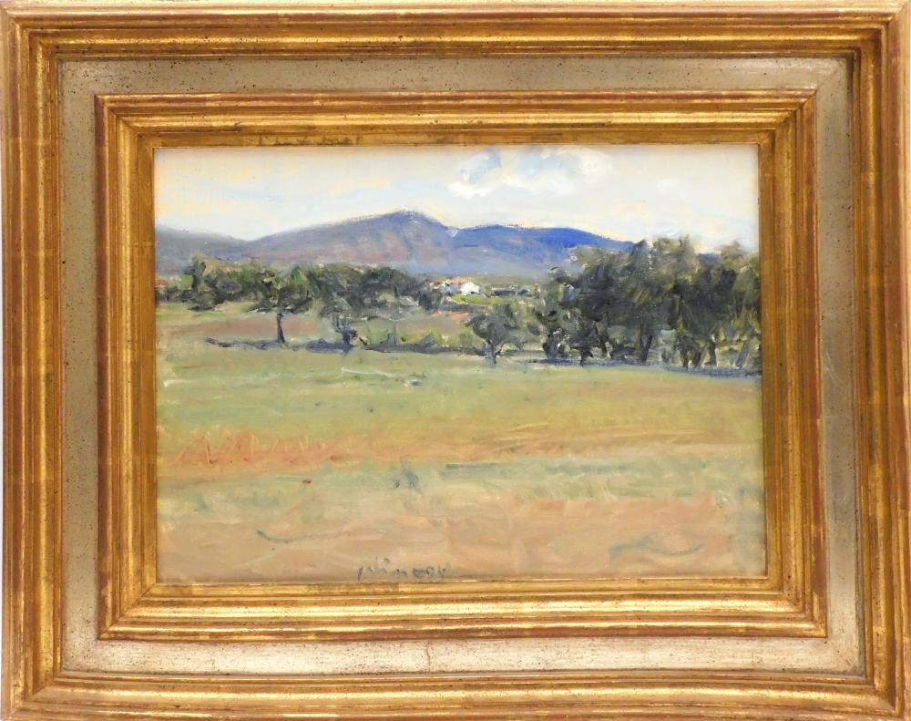 gabino rey paisaje con mas a leo sobre lienzo 33x46 cm con etiqueta sala par s · Arce Subastas · 2021-07-06 Gabino Rey comparable auction result: gabino rey paisaje con mas a leo sobre lienzo 33x46 cm con etiqueta sala par s