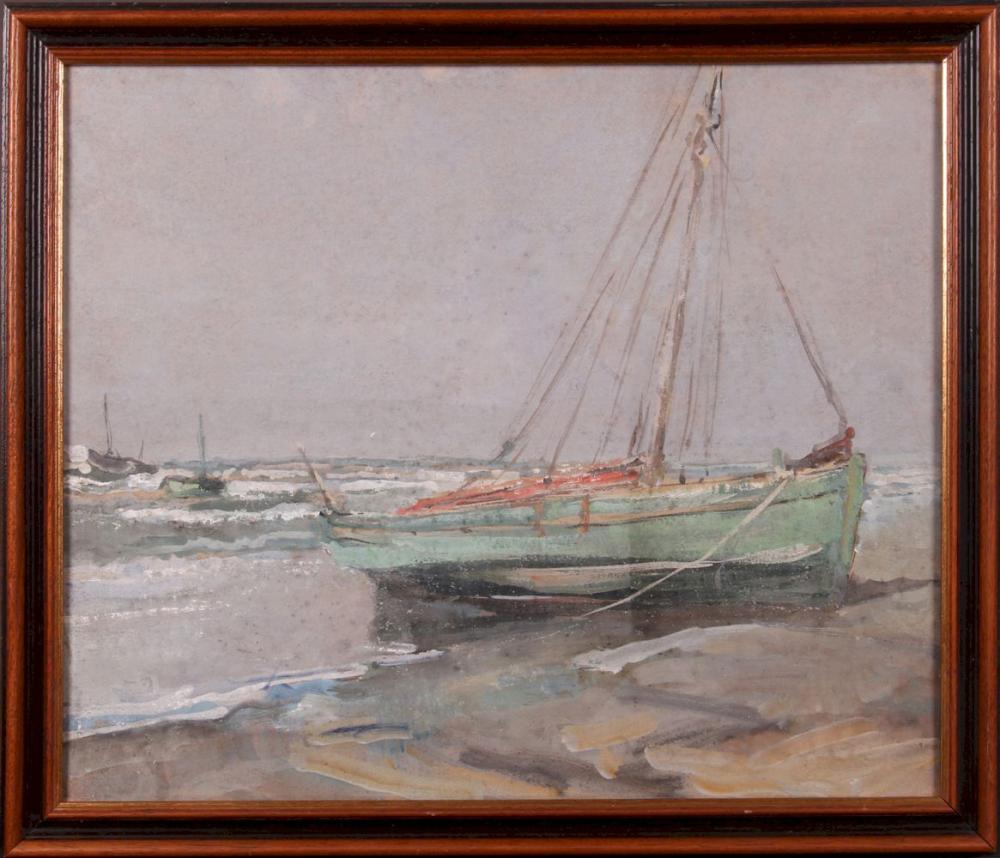 Alexandre Marcette comparable auction result: alexandre marcette attrib barque la panne