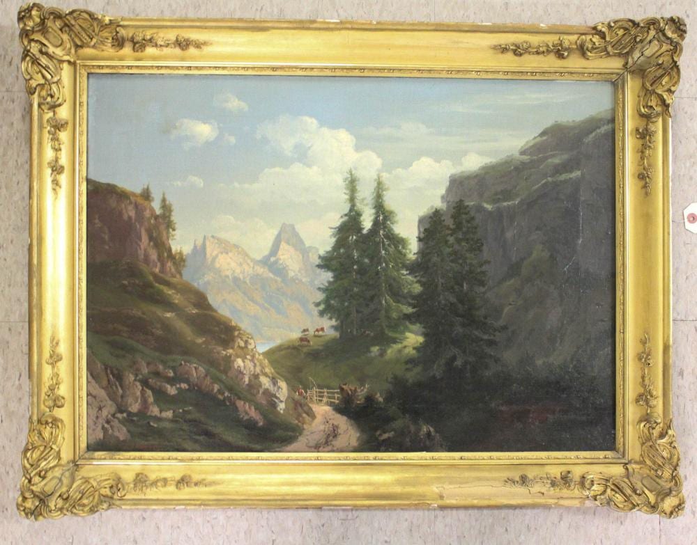 Arnold Jenny comparable auction result: arnold jenny oil on canvas