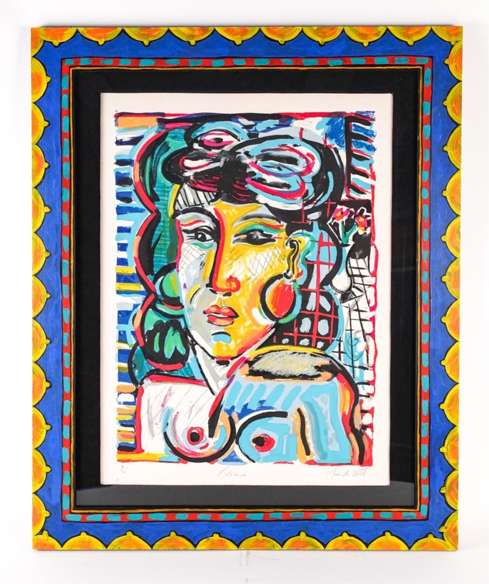 Amanda Watt comparable auction result: amanda watt b 1960 ltd ed serigraph