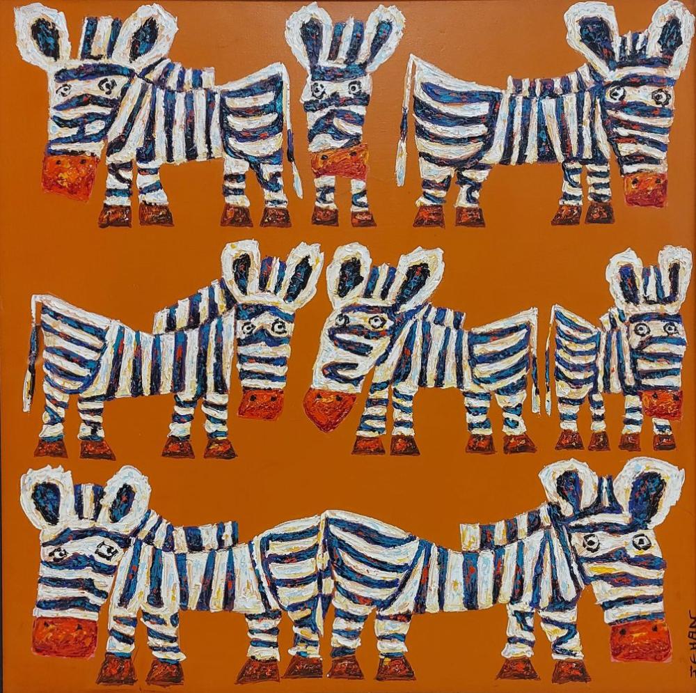 christophe jehan 1961 les z bres huile sur toile sign e en bas droite 80 x 80 cm · Les Andelys Enchères · 2021-07-11 Christophe Jehan comparable auction result: christophe jehan 1961 les z bres huile sur toile sign e en bas droite 80 x 80 cm