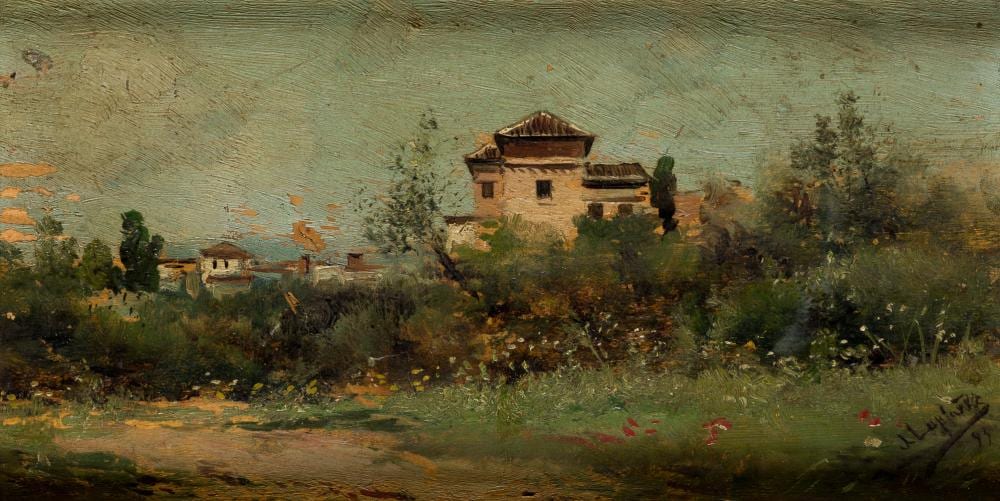 José Lupiáñez y Carrasco comparable auction result: jos lupi ez y carrasco 1864 1938 landscape 1893