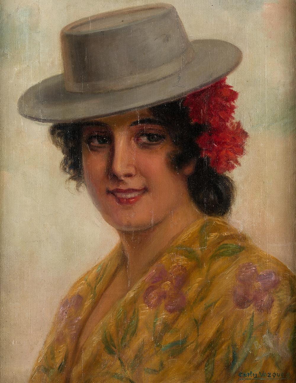 Carlos Vazquez comparable auction result: carlos vazquez 1869 1944 manola