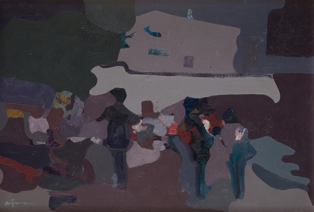 Francisco Arjona comparable auction result: francisco arjona 1944 montmartre 1973