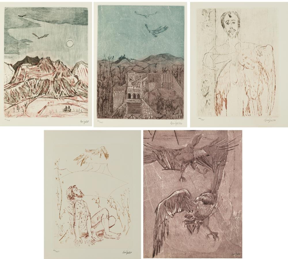 Antonio Guijarro comparable auction result: antonio guijarro 1923 2011 gabriel mir the eagles 1979