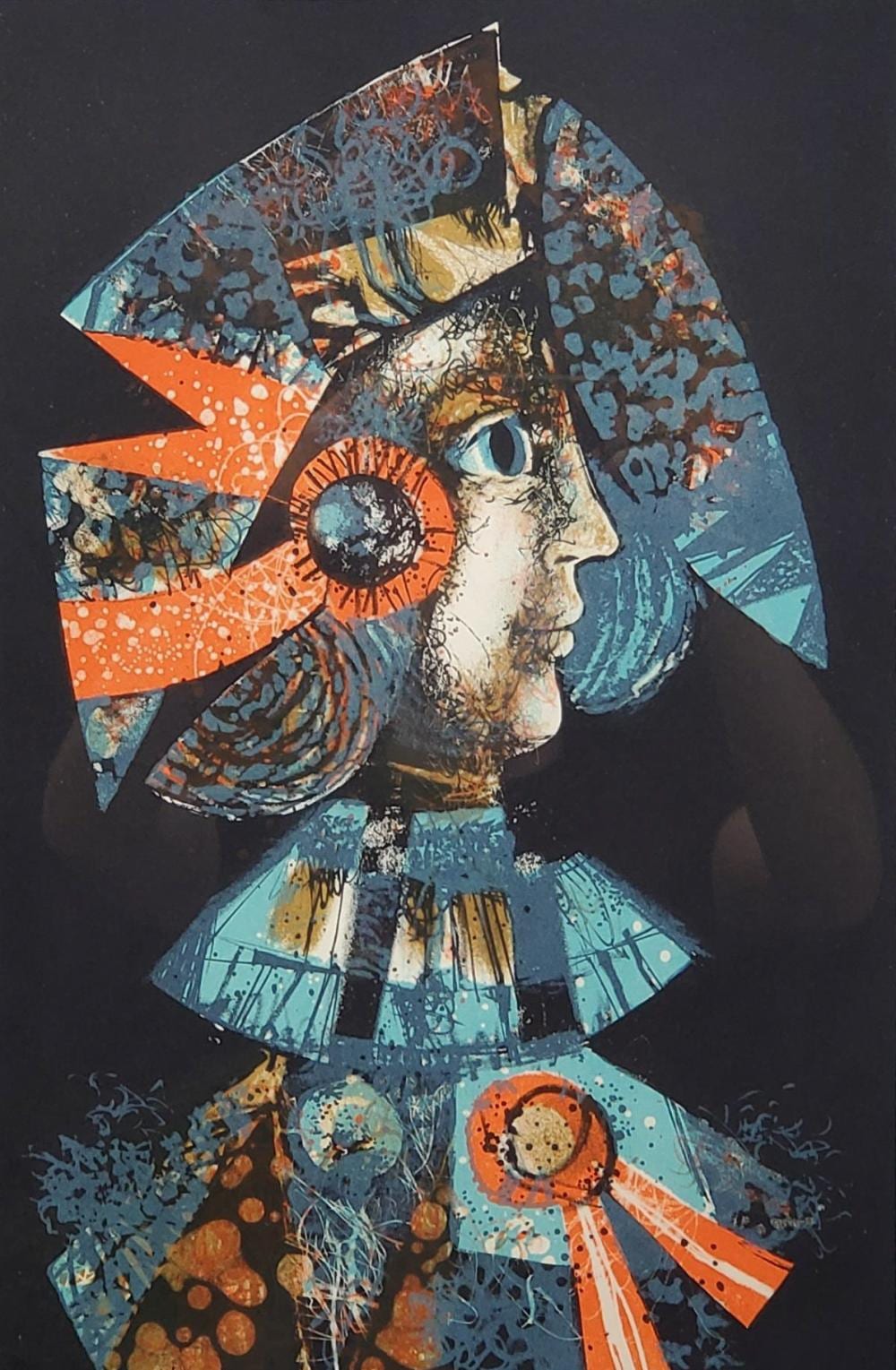 pierre jacquot signed limited edition colombina print · EJ'S Auction & Appraisal · 2021-07-03 Pierre Jacquot comparable auction result: pierre jacquot signed limited edition colombina print