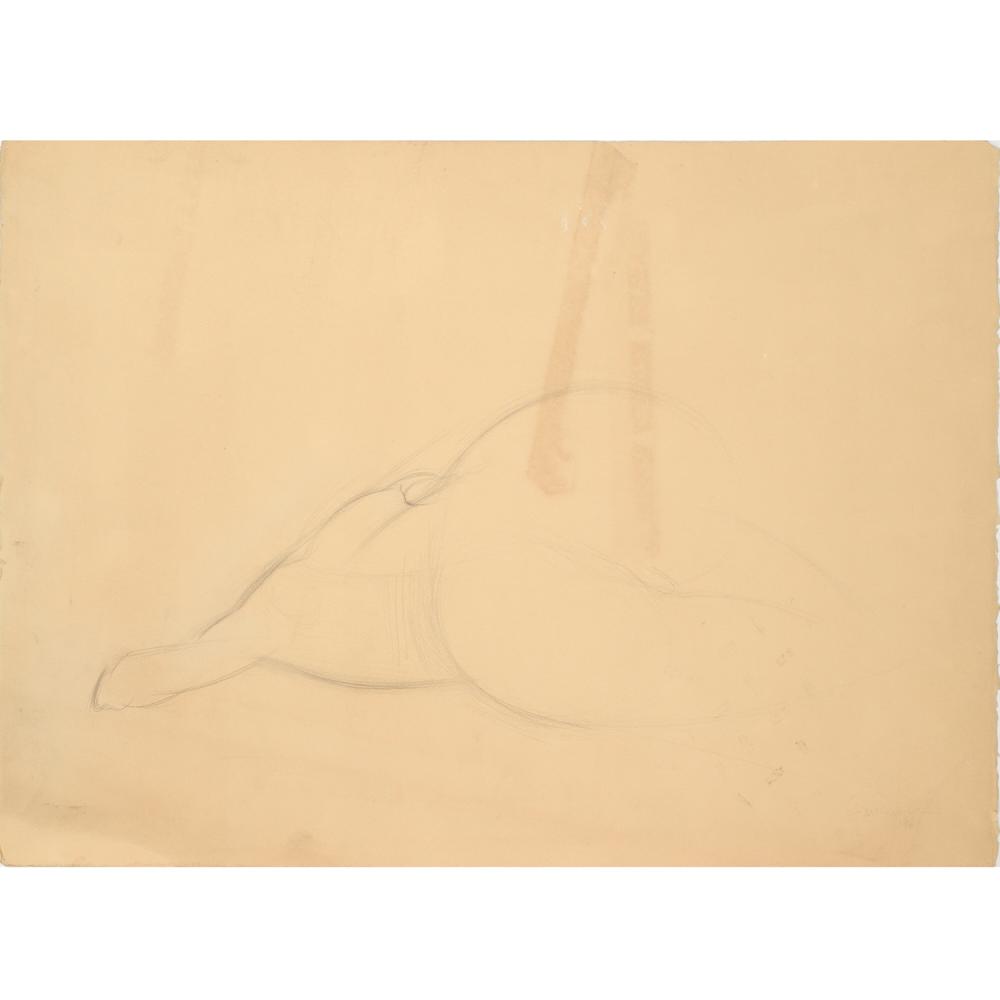 Philip Grausman comparable auction result: philip grausman pencil on paper 1961