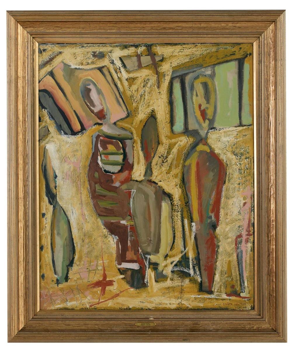 Endre Nemes comparable auction result: endre nemes hungarian swedish 1909 1985 abstract composition