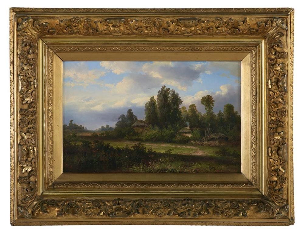 Hermanus Jan Hendrik Rijkelijkhuysen comparable auction result: hermanus jan hendrik rijkelijkhuysen dutch 1813 1883 landscape with cottages
