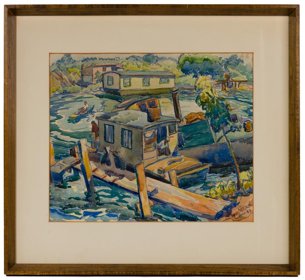 Louis Weiner comparable auction result: louis weiner russian american 1892 1967 watercolor on paper