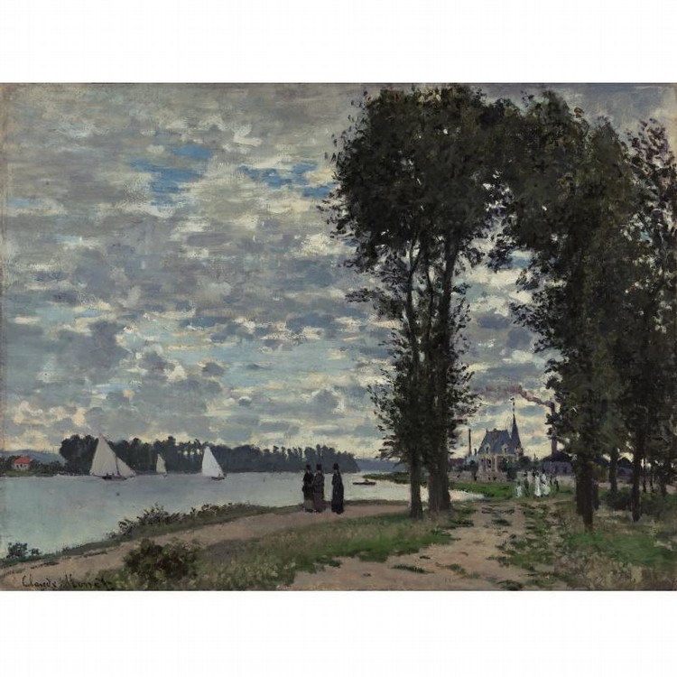 Claude Monet 1840-1926 LES BORDS DE LA SEINE À ARGENTEUIL comparable sale