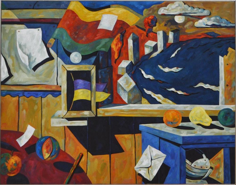 paul cavell heat to rain 1990 oil on canvas 72 x 92cm · Leonard Joel · 2021-07-08 Paul Cavell comparable auction result: paul cavell heat to rain 1990 oil on canvas 72 x 92cm