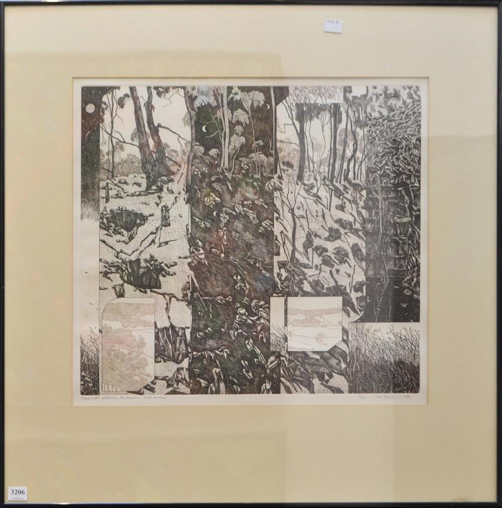 paul cavell pennymight goldfields 1981 etching ed 13 60 39 x 44 5cm frame size 66 x 66cm condition minor cockling · Leonard Joel · 2021-07-08 Paul Cavell comparable auction result: paul cavell pennymight goldfields 1981 etching ed 13 60 39 x 44 5cm frame size 66 x 66cm condition minor cockling