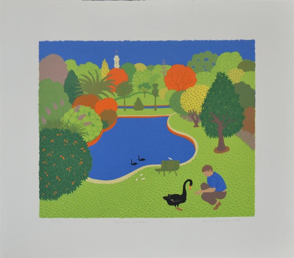 Anne (1925) Graham comparable auction result: anne graham botanic gardens 1989 screenprint 19 75 41 x 51cm