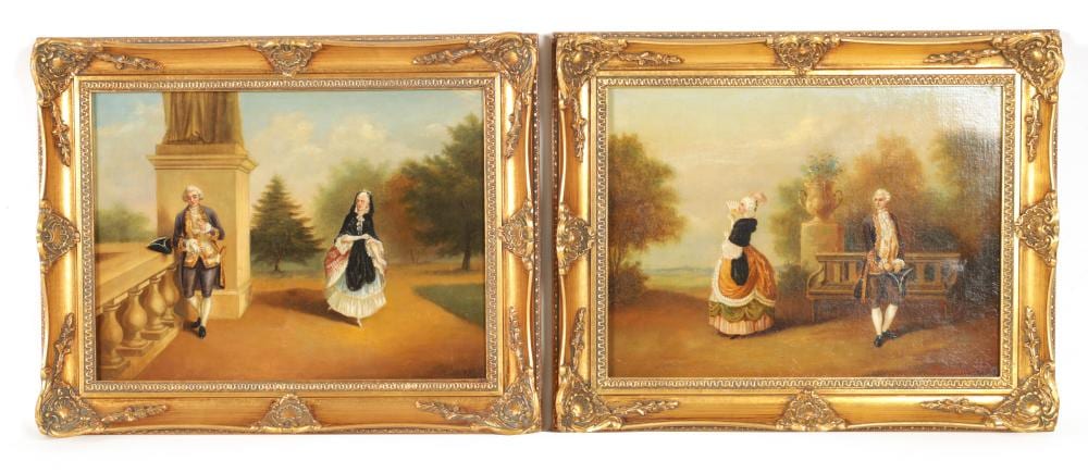 Ernest Gustave Girardot comparable auction result: ernest gustave girardot 1840 1904 a pair of oils