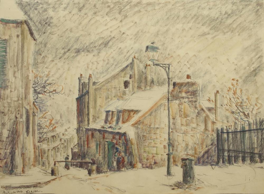 Fernand A. Laval comparable auction result: fernand laval 1886 1966 montmartre 1925