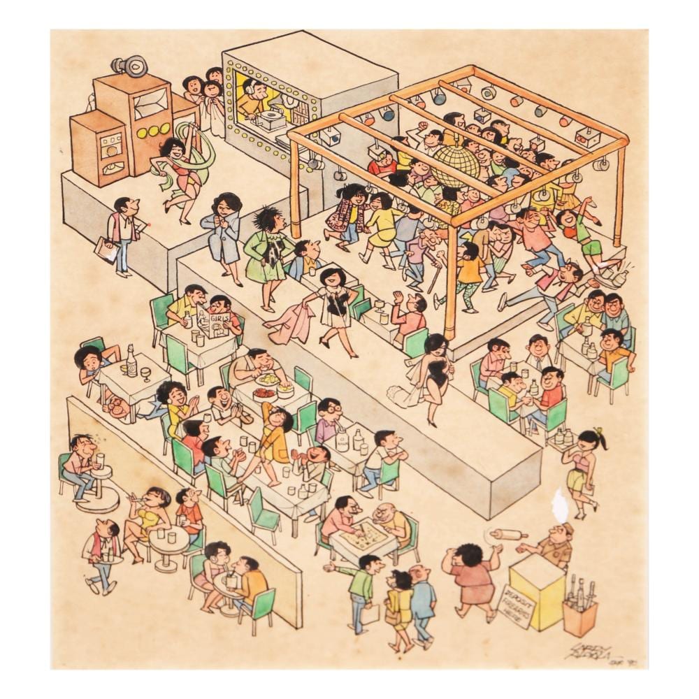 Larry Alcala comparable auction result: larry alcala 1926 2002 untitled