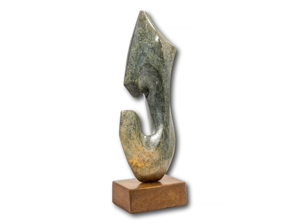 Keith Alexander comparable auction result: keith alexander sa 1946 1998 stone abstract form signed with initials 61cm including base