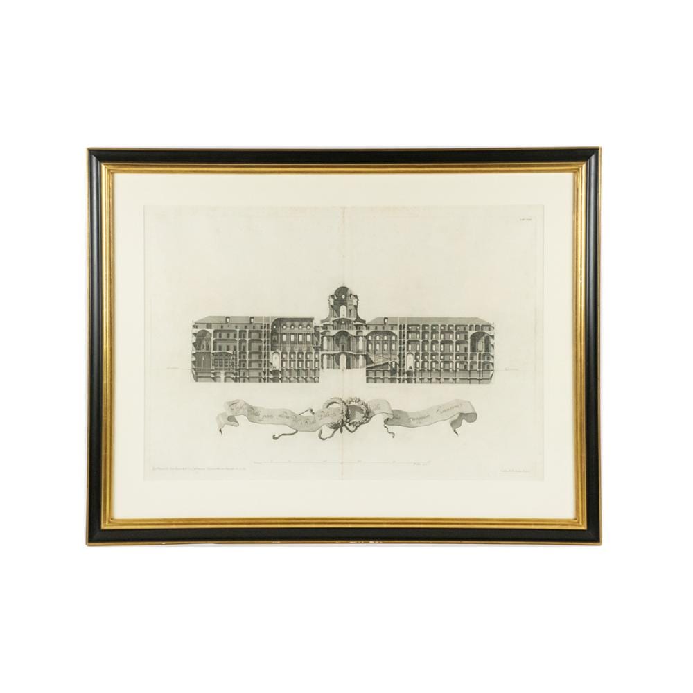 Luigi Vanvitelli comparable auction result: 18th c italian engraving after luigi vanvitelli