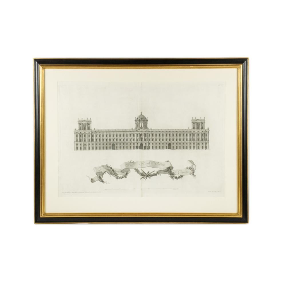 Luigi Vanvitelli comparable auction result: 18th c italian engraving after luigi vanvitelli