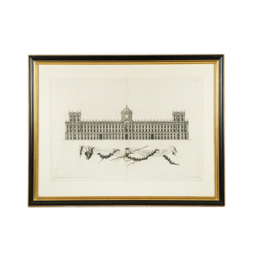 Luigi Vanvitelli comparable auction result: 18th c italian engraving after luigi vanvitelli