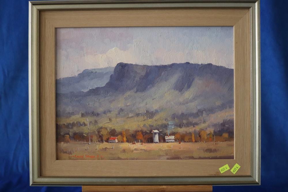 oil on board of landscape by colley whisson · Albion Antique Auction Centre · 2021-07-15 Colley Whisson comparable auction result: oil on board of landscape by colley whisson