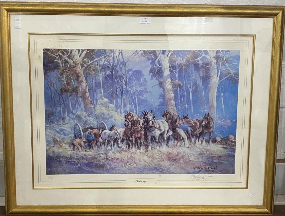 Darcy Doyle Print, sold by Aalders Auctions, lot 1978 — auction record photograph