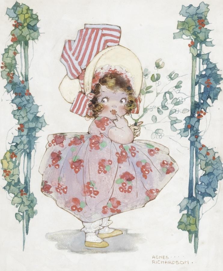 Agnes Richardson comparable auction result: agnes richardson 1884 1951 i m waiting for you