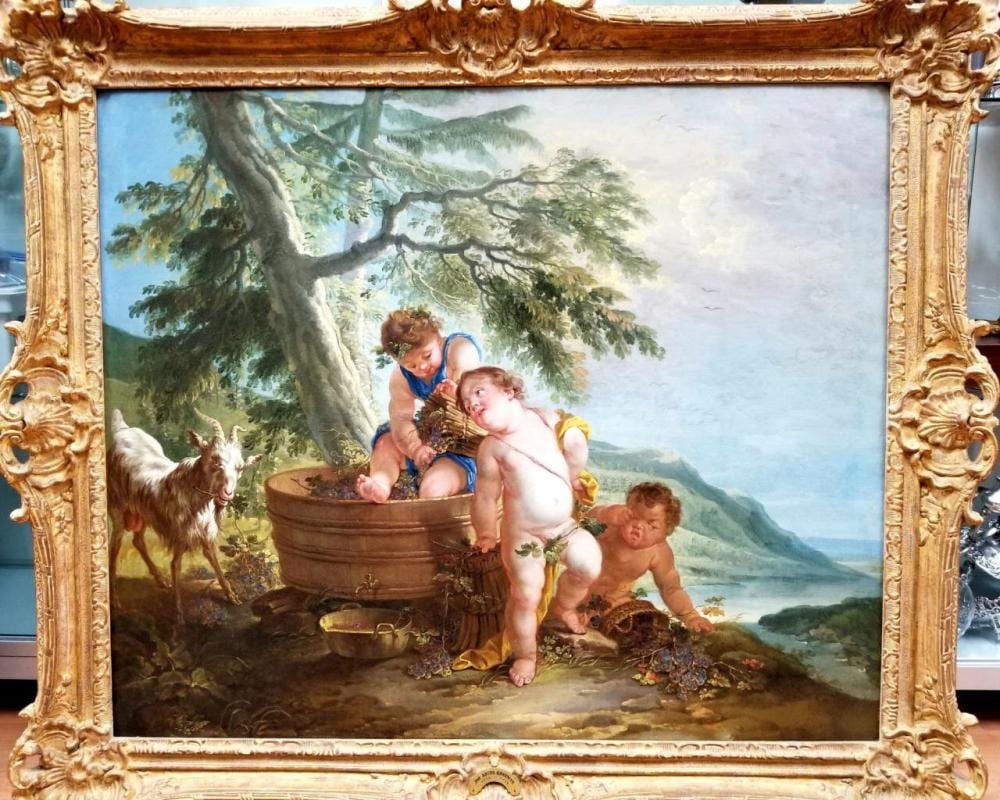 Jan Anton Garemyn comparable auction result: large painting oil on canvas by jan anton garemyn