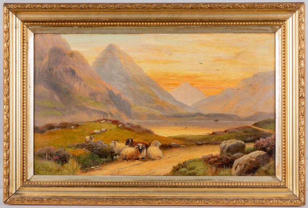 benjamin davis oil on canvas mountain landscape · Pook & Pook Inc. · 2021-07-28 Benjamin Davis comparable auction result: benjamin davis oil on canvas mountain landscape
