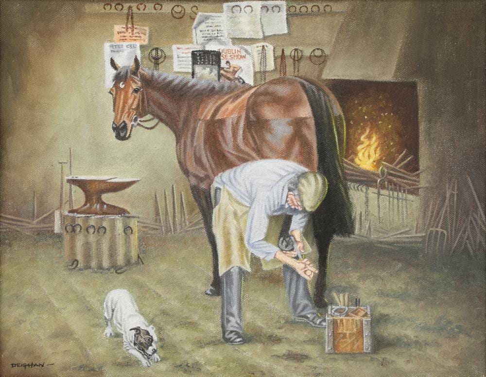 Peter Deighan comparable auction result: peter deighan b 1941