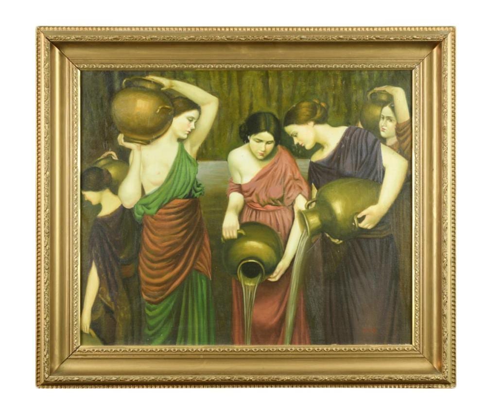 John William Waterhouse comparable auction result: after john william waterhouse