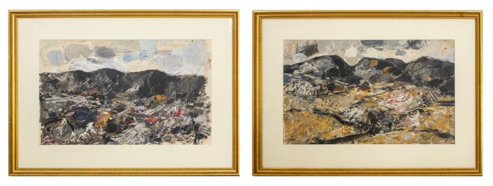 Daniel Merino Bodega comparable auction result: daniel merino spanish landscapes oil on paper pr
