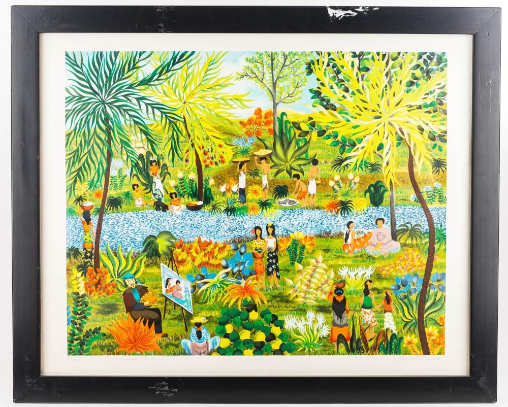 Ivel Weihmiller comparable auction result: ivel weihmiller arg b 1954 homage to gaugin