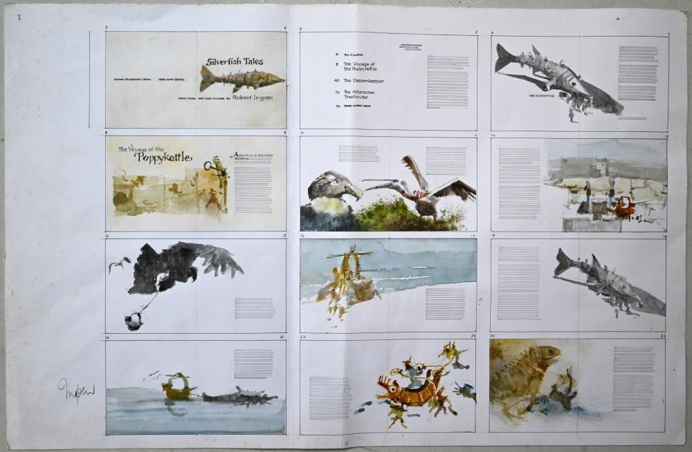 Robert Ingpen comparable auction result: robert ingpen b 1936 pencil