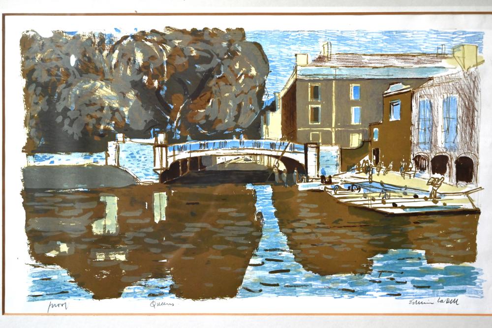 Edwin La Dell comparable auction result: edwin la dell 1914 1970 lithograph