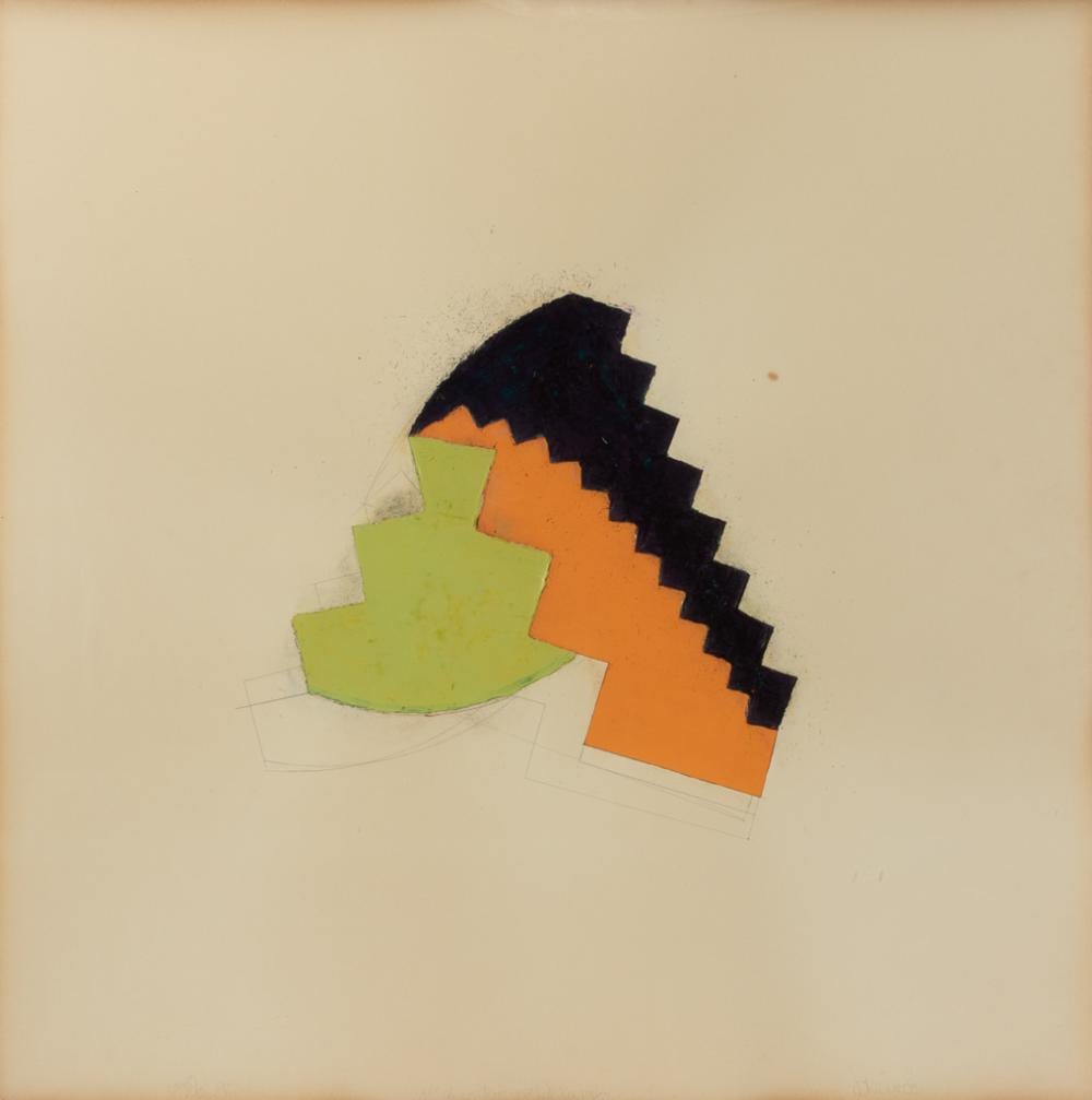 Johnnie Ross comparable auction result: johnnie ross am b 1949 it always turns out for the best 1981 mixed media on paper framed 29 3 4 x 29 3 8 sight 31 9 16