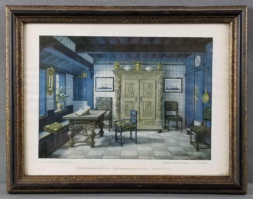 framed print by carl ludwig jessen · Matthew Bullock Auctioneers · 2021-08-07 Carl Ludwig Jessen comparable auction result: framed print by carl ludwig jessen