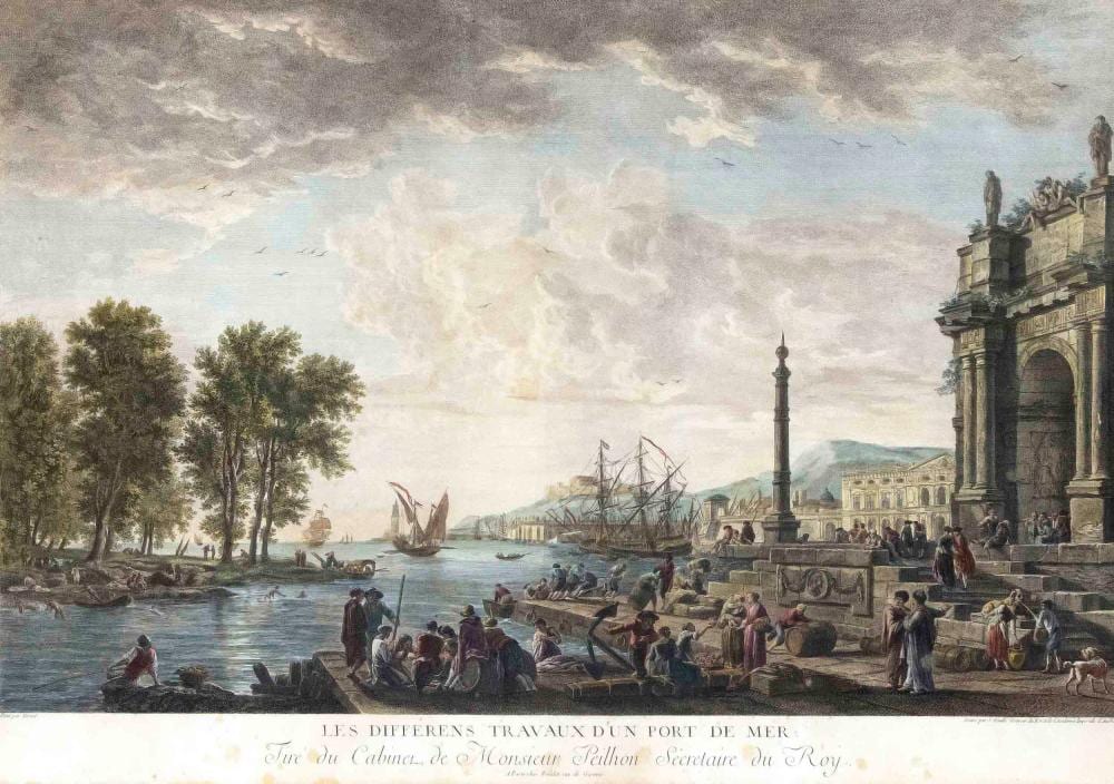 Jean Daullé comparable auction result: jean daull 1703 1763 le