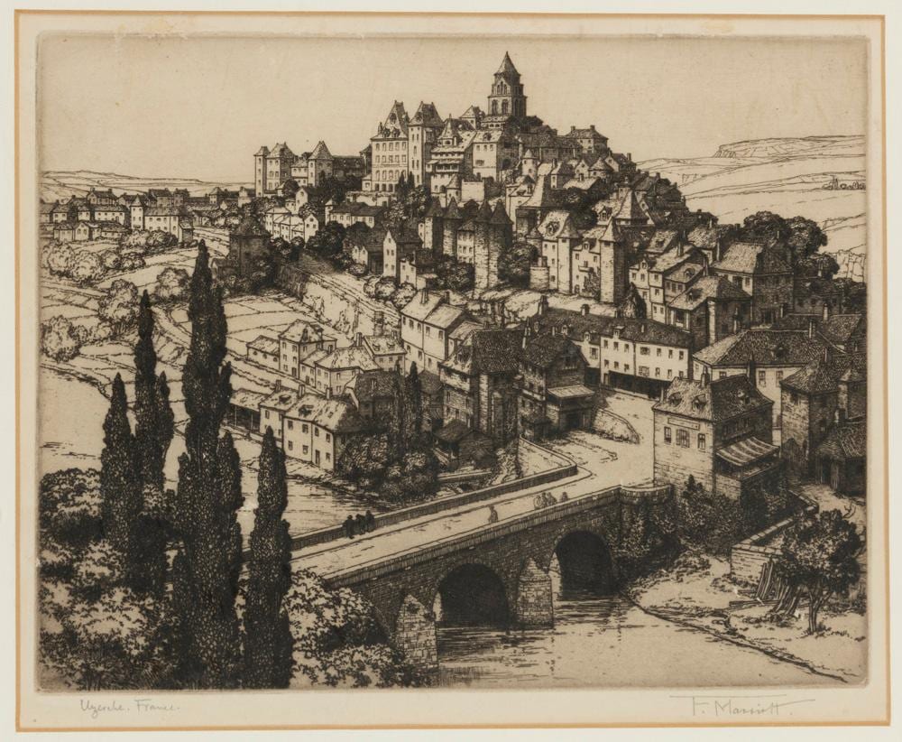 Frederick Marriott comparable auction result: frederick marriott 1861 1941 uzerche france