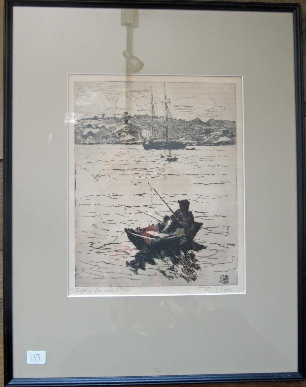 Philip Little comparable auction result: philip little 1847 1942 etching smelt fisherma