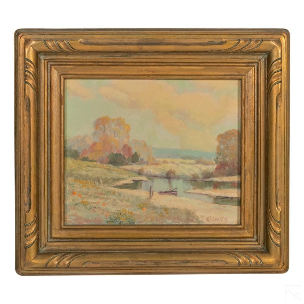 Wesley Frederick Jarvis comparable auction result: w frederick jarvis 1898 1966 landscape painting